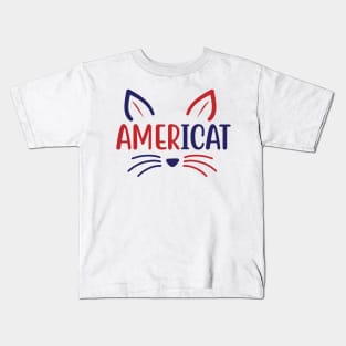 American cat Kids T-Shirt